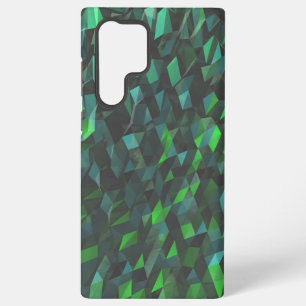 Green Geometric Polygons Galaxy S22 Cases