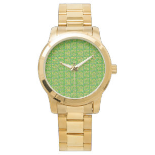 Green Geometric Watch