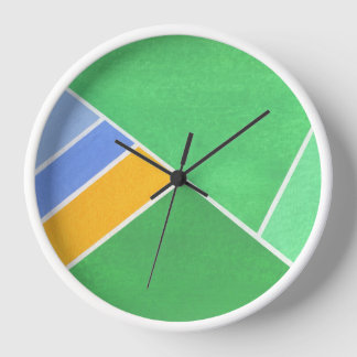 Green Geometry Clock