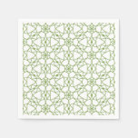 Green Geometry  Napkins