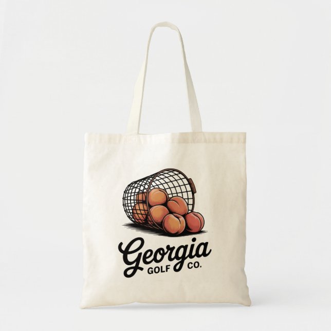 Green Georgia Golf Co Range Bucket  Tote Bag (Front)