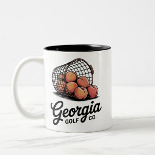 Green Georgia Golf Co Range Bucket Two-Tone Coffee Mug