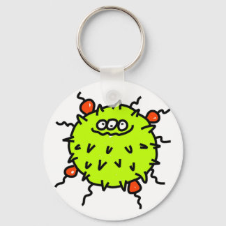 Green Germ Keychain