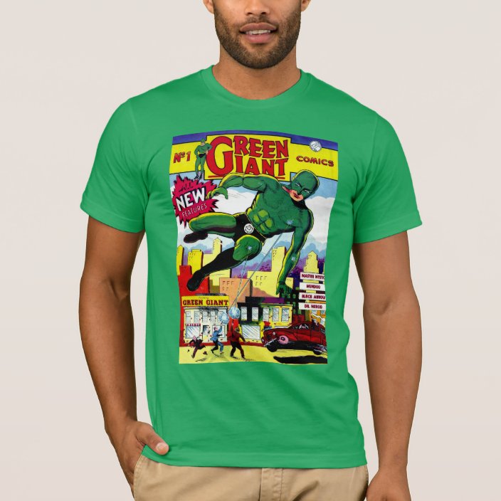 Green Giant vintage comics T-Shirt | Zazzle.com