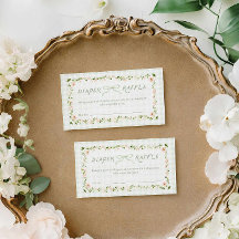 Green Gingham Bow Diaper Raffle Card