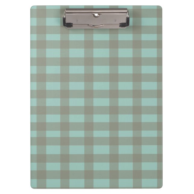 Green Gingham Clipboard (Front)