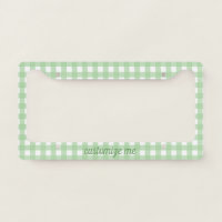 Green Gingham Cute Custom Plaid Pastel Pattern
