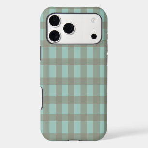 Green Gingham iPhone 17 Pro Max Case
