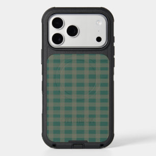 Green Gingham iPhone 17 Pro Max Case