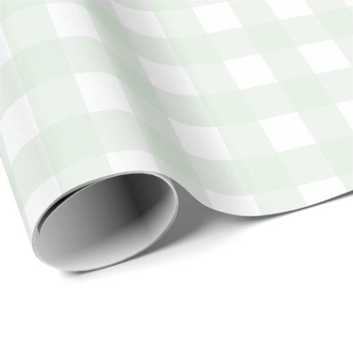 Green Gingham Wrapping Paper