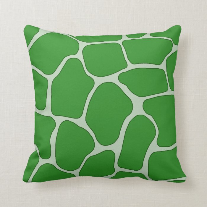 giraffe print throw pillows