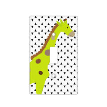Green Giraffe Triangles Light Switch Cover