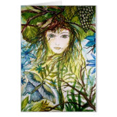 Green Girl Fantasy - butterfly (Front)