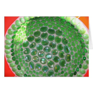 Green Glass Mosiac Cards