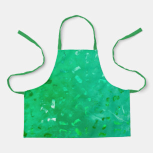 Green Glitter Apron