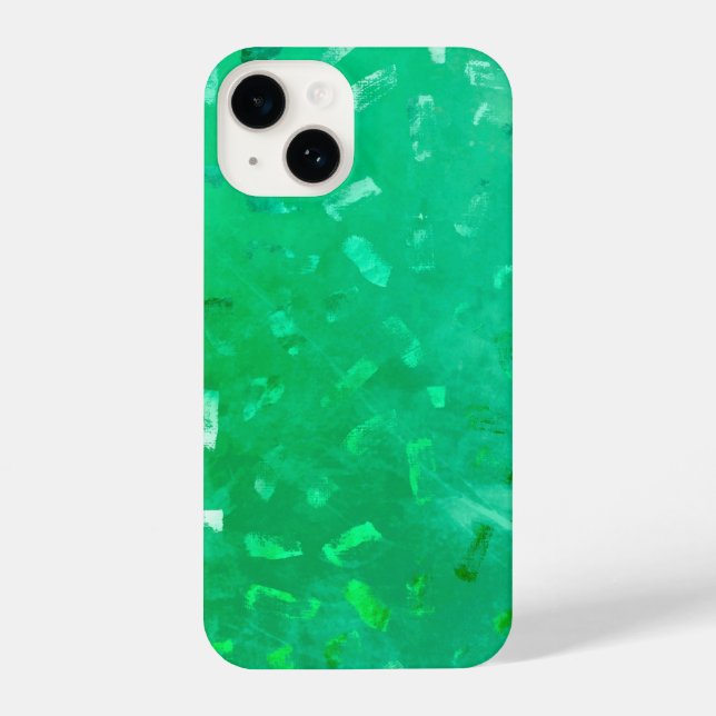 Green Glitter iPhone Case (Back)