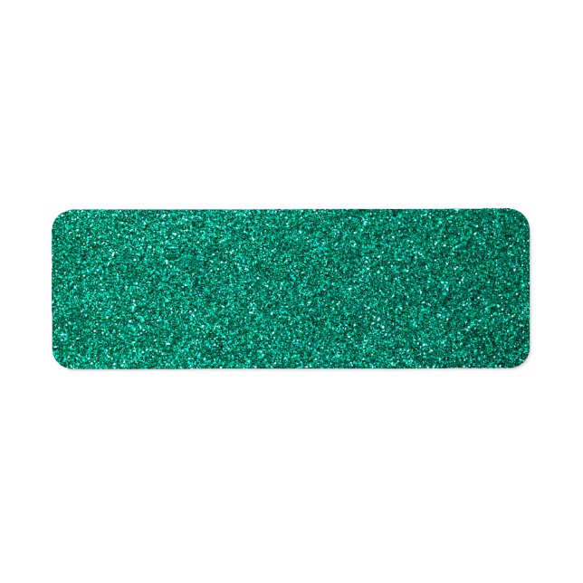 Green Glitter Label (Front)