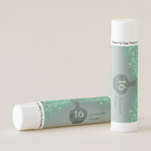 Green Glitter Mademoiselle Paris Boutique Lip Balm