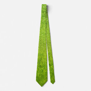 Green glitter neck tie