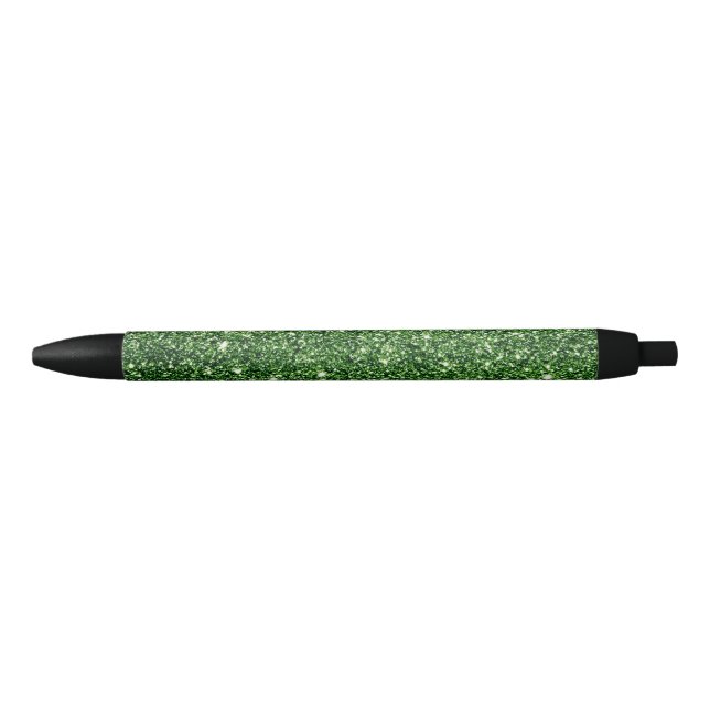 Green Glitter Personalized Pen (Front)