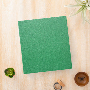 Green Glitter, Sparkle, Glitter Background 3 Ring Binder