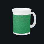 Green Glitter, Sparkle, Glitter Background Beverage Pitcher<br><div class="desc">Elegant,  stylish and sophisticated glitter texture in green color. Modern and trendy gift,  perfect for the glitter lover in your life.</div>