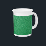 Green Glitter, Sparkle, Glitter Background Beverage Pitcher<br><div class="desc">Elegant,  stylish and sophisticated glitter texture in green color. Modern and trendy gift,  perfect for the glitter lover in your life.</div>