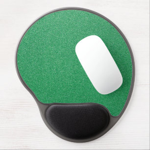 Green Glitter, Sparkle, Glitter Background Gel Mouse Pad
