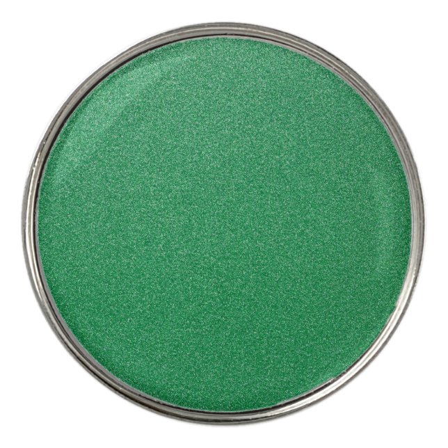 Green Glitter, Sparkle, Glitter Background Golf Ball Marker (Front)