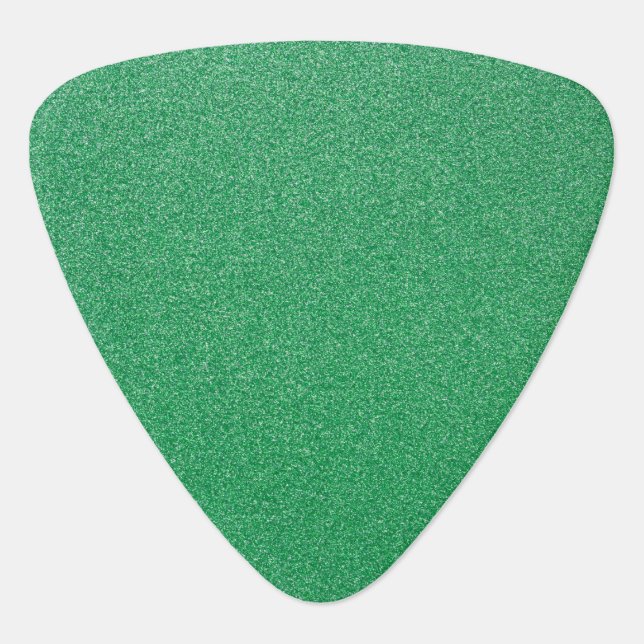 Green Glitter, Sparkle, Glitter Background Guitar Pick (Front)