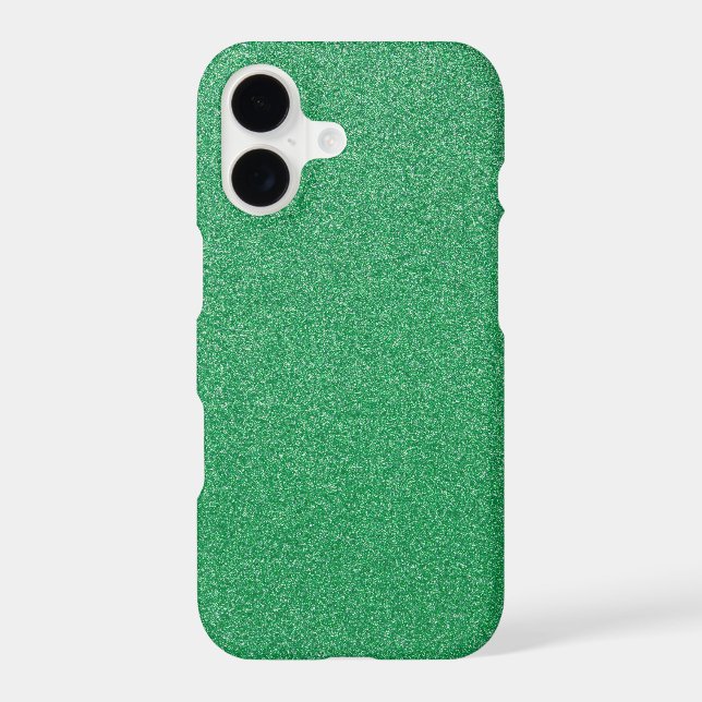 Green Glitter, Sparkle, Glitter Background Iphone Case (Back)