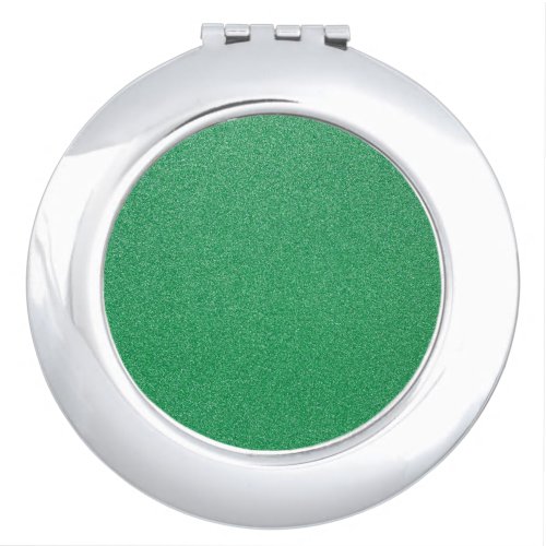 Green Glitter Sparkly Glitter Background Compact Mirror
