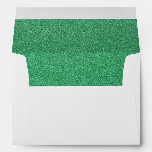 Green Glitter Sparkly Glitter Background Envelope
