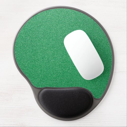 Green Glitter Sparkly Glitter Background Gel Mouse Pad