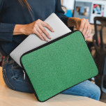 Green Glitter, Sparkly, Glitter Background Laptop Sleeve