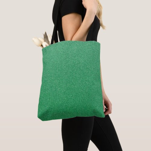 Green Glitter Sparkly Glitter Background Tote Bag
