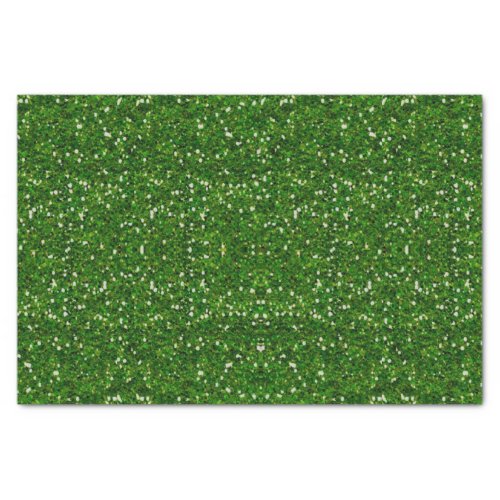 Green Glitter Tissue Paper