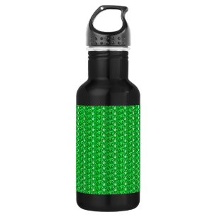 Green Glitter Water Bottle