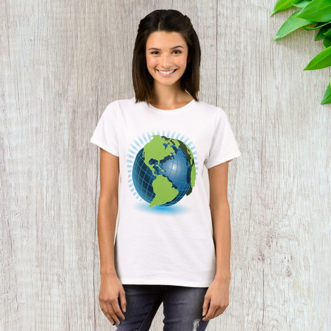 Green Globe T-Shirt (Creator Uploaded)