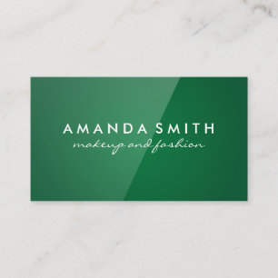 Green Gloss Business Card