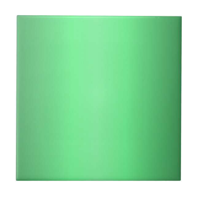 Green Glow Ceramic Tile (Front)