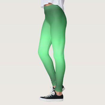 Green Glow Fashion Leggings