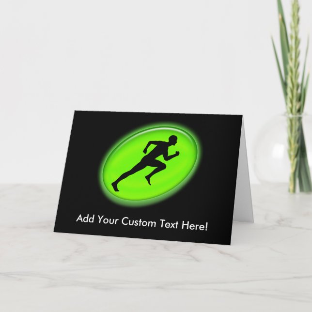 Green Glow Fitness and Personal Training Logo Card (Front)