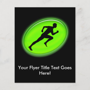 Green Glow Fitness and Personal Training Logo Flyer