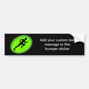 Green Glow Fitness Logo Bumper Sticker