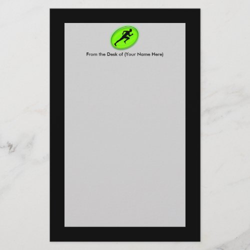 Green Glow Fitness Logo Stationery