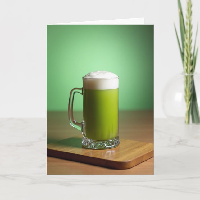 Green Glow Glass Mug Scene Card (Front)