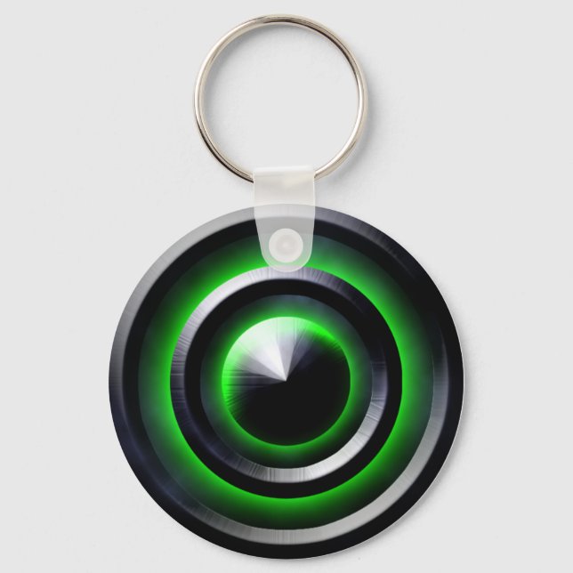 Green Glow Keychain (Front)