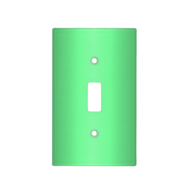 Green Glow Light Switch Cover (Front)