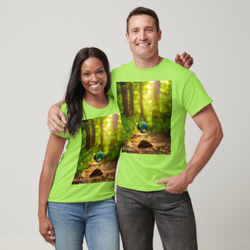 Green Goals Embrace Sustainability T_Shirt